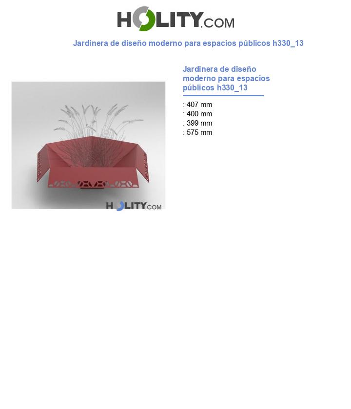 Jardinera de diseño moderno para espacios públicos h330_13