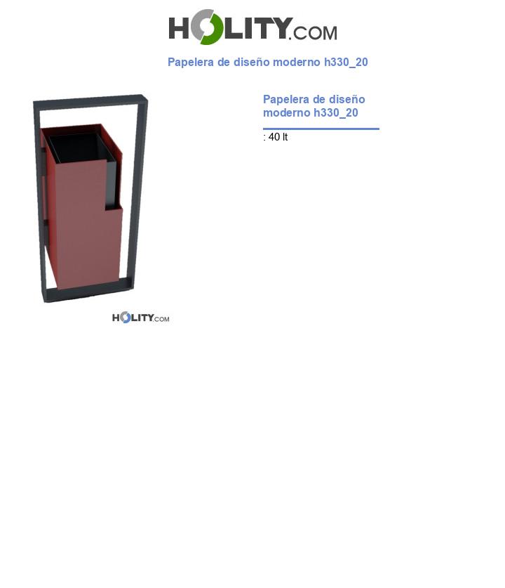 Papelera de diseño moderno h330_20