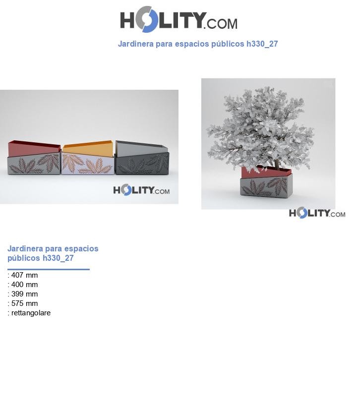 Jardinera para espacios públicos h330_27