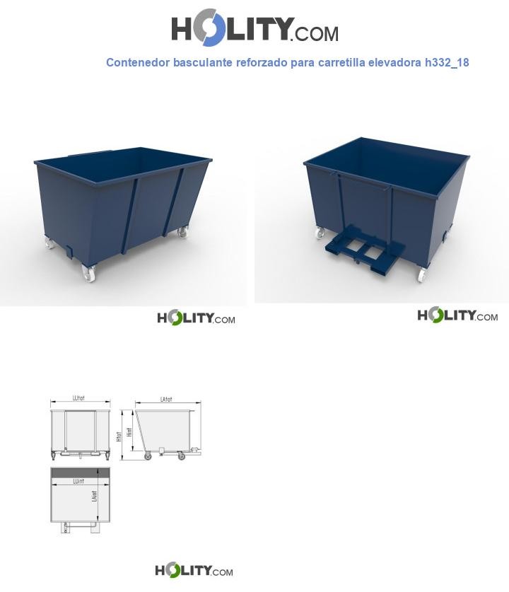Contenedor basculante reforzado para carretilla elevadora h332_18