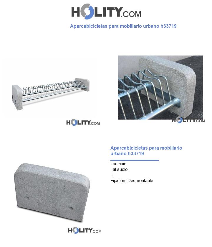 Aparcabicicletas para mobiliario urbano h33719