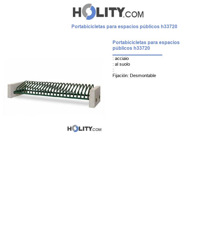 Portabicicletas para espacios públicos h33720