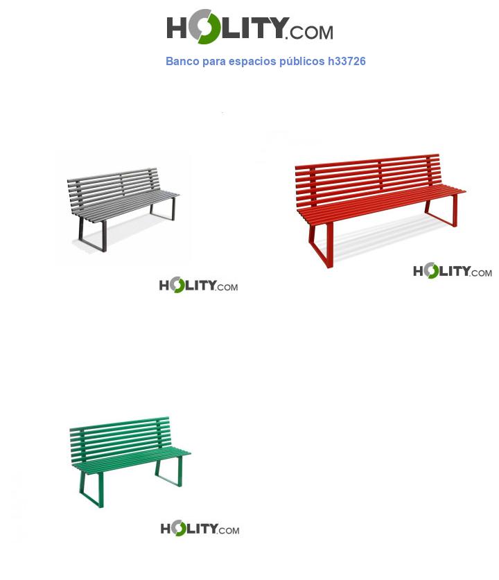 Banco para espacios públicos h33726