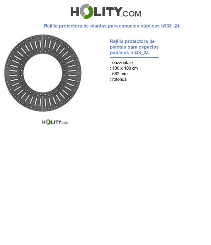 Rejilla protectora de plantas para espacios públicos h338_24