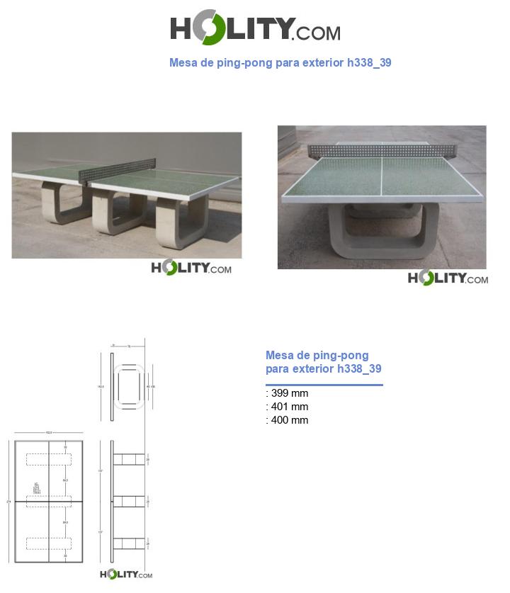 Mesa de ping-pong para exterior h338_39