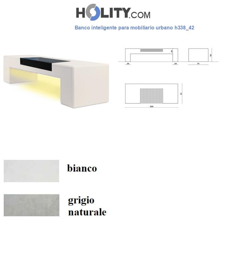 Banco inteligente para mobiliario urbano h338_42