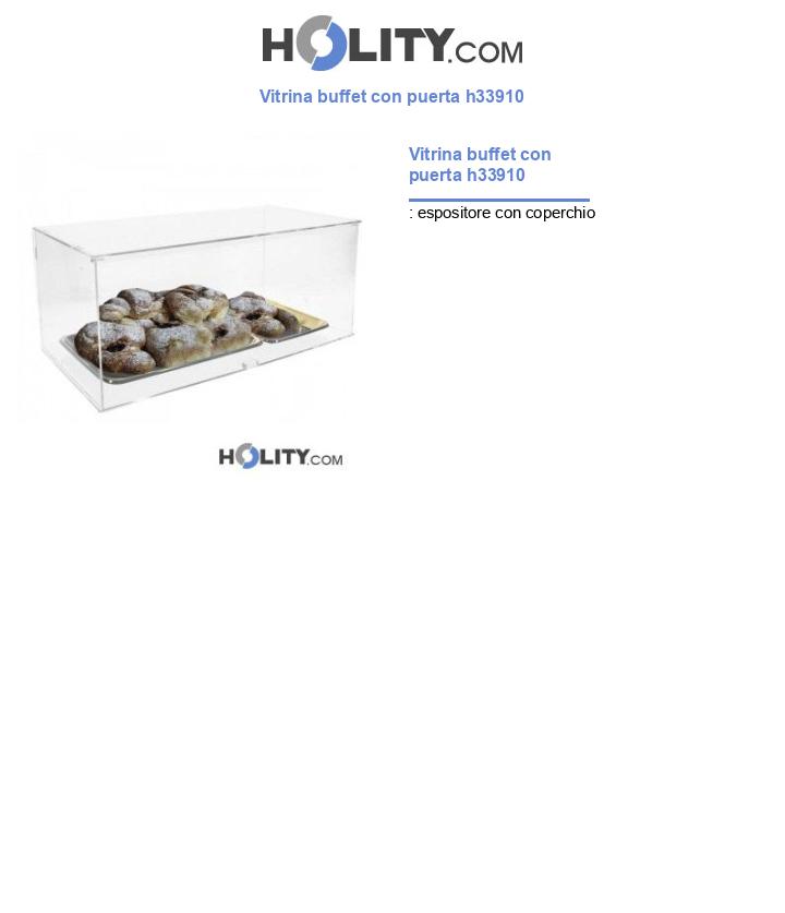 Vitrina buffet con puerta h33910