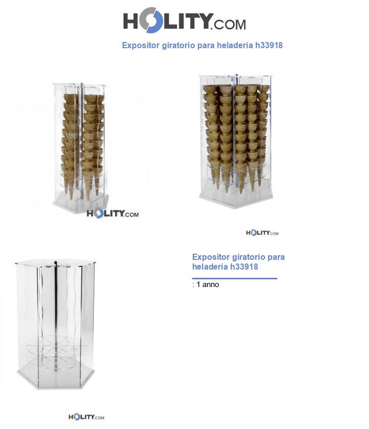 Expositor giratorio para heladería h33918