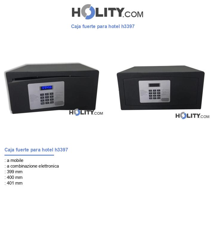 Caja fuerte para hotel h3397