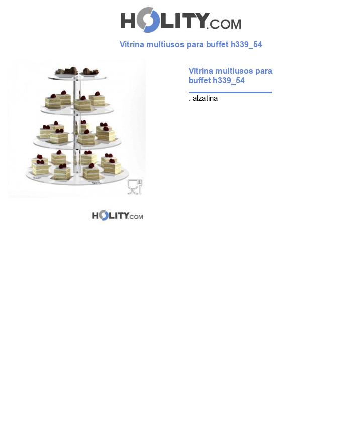 Vitrina multiusos para buffet h339_54