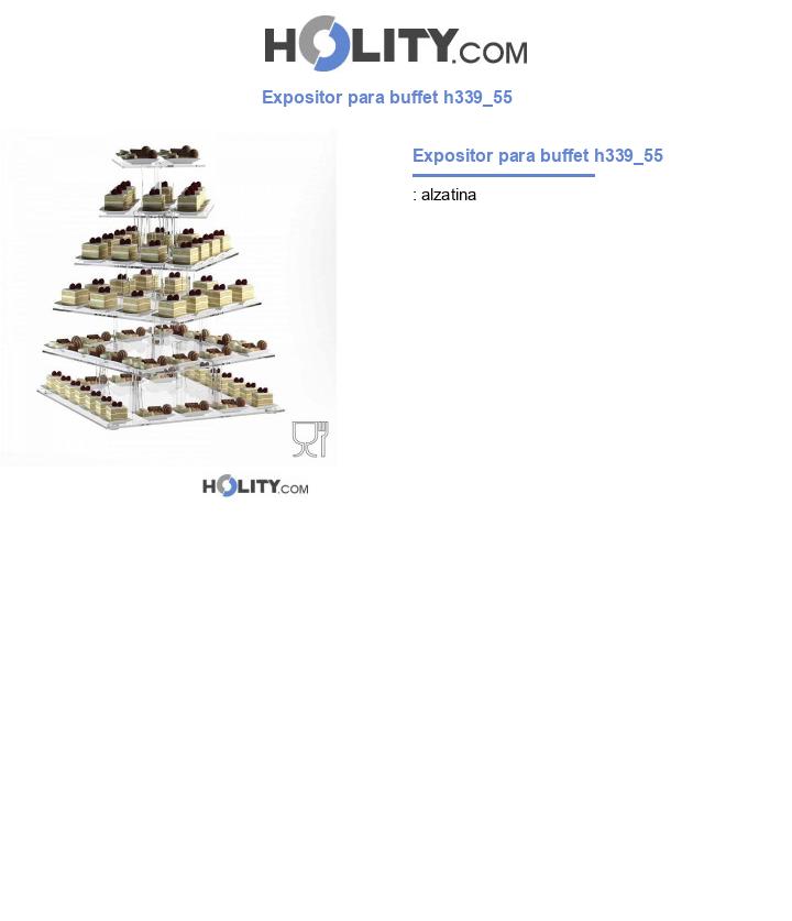 Expositor para buffet h339_55