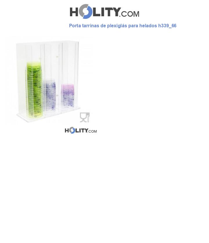 Porta tarrinas de plexiglás para helados h339_66