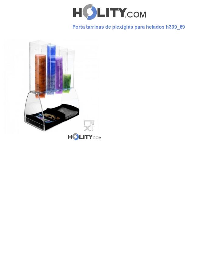 Porta tarrinas de plexiglás para helados h339_69