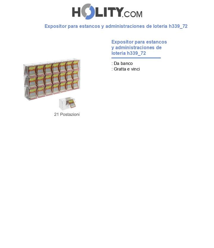Expositor para estancos y administraciones de lotería h339_72