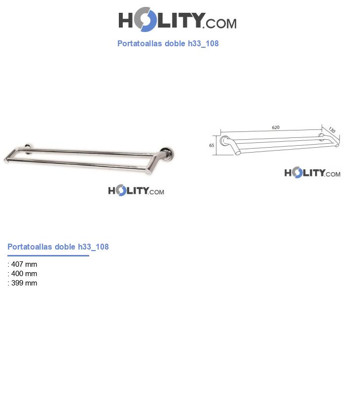 Portatoallas doble h33_108