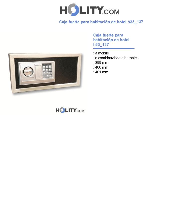 Caja fuerte para habitación de hotel h33_137