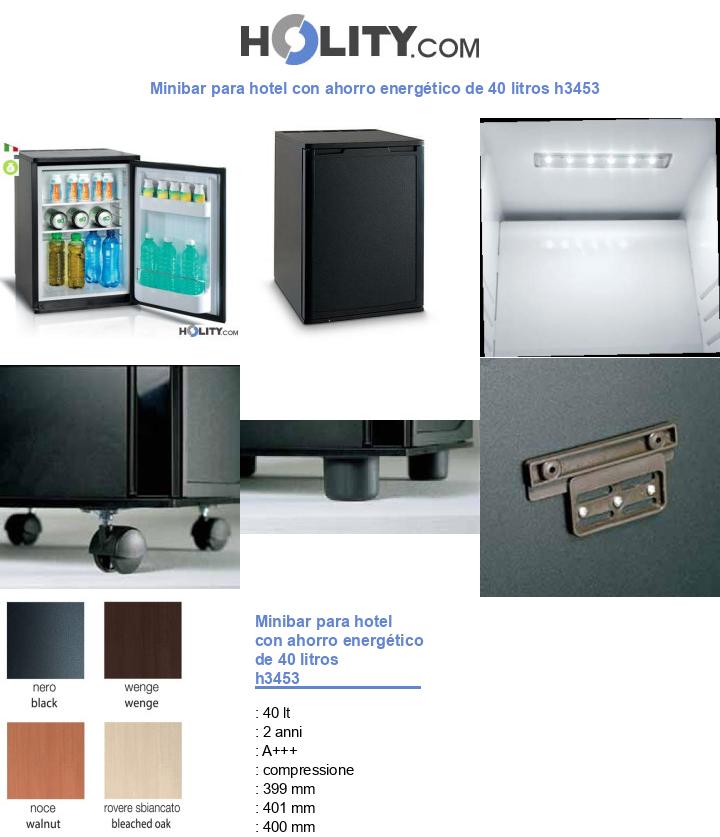 Minibar para hotel con ahorro energético de 40 litros h3453