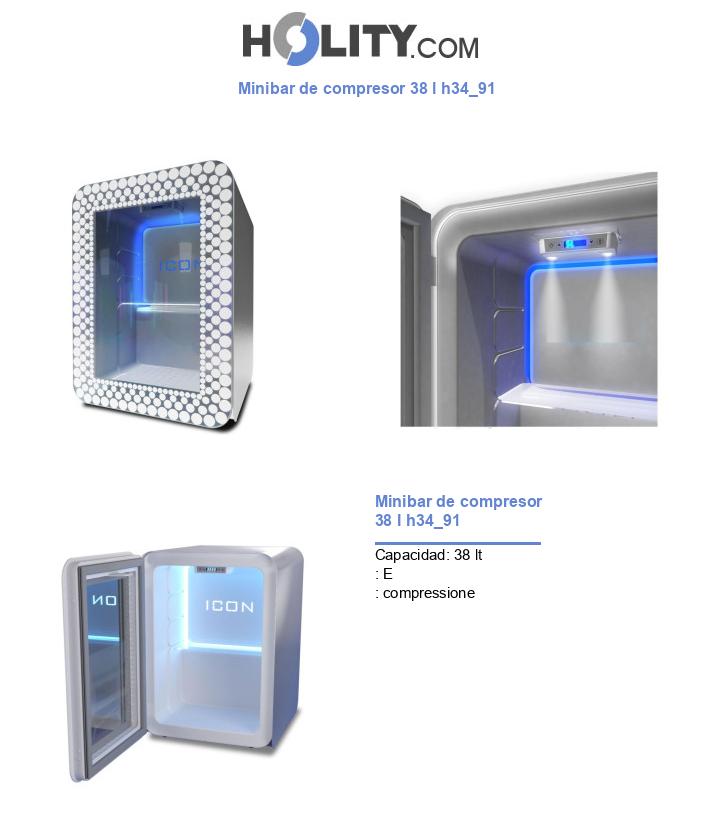 Minibar de compresor 38 l h34_91