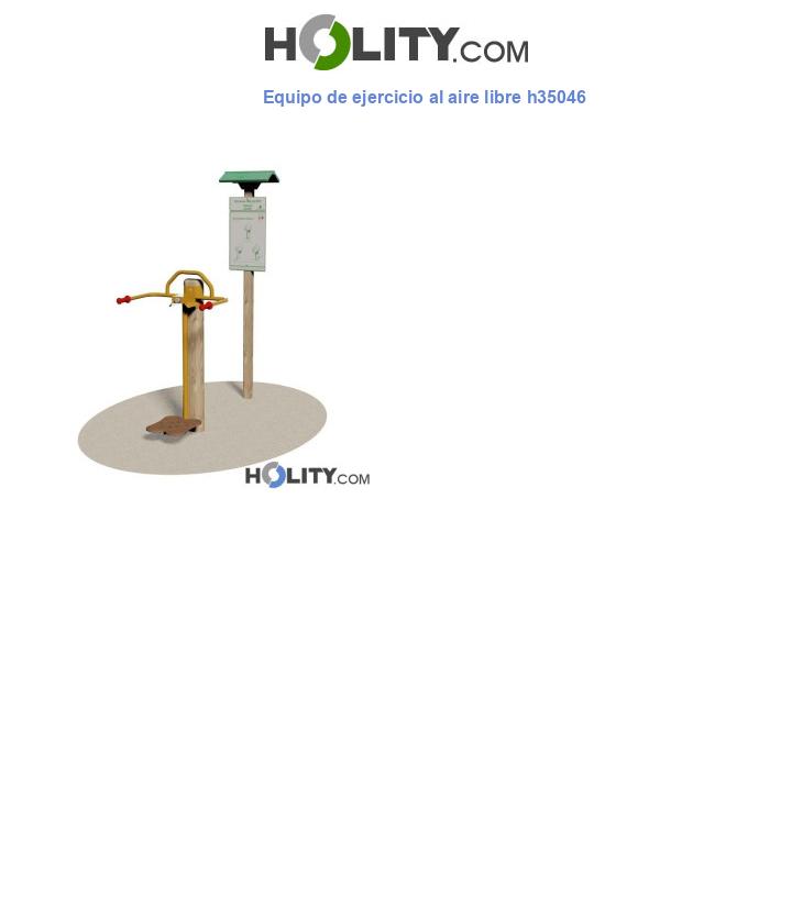 Equipo de ejercicio al aire libre h35046