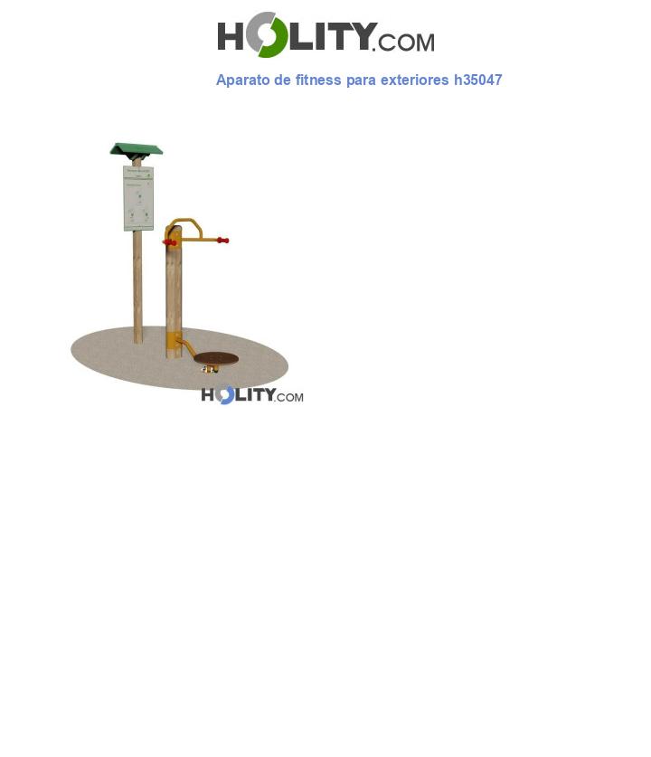 Aparato de fitness para exteriores h35047