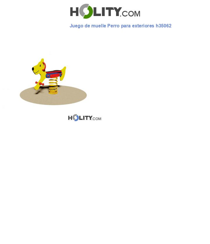 Juego de muelle Perro para exteriores h35062