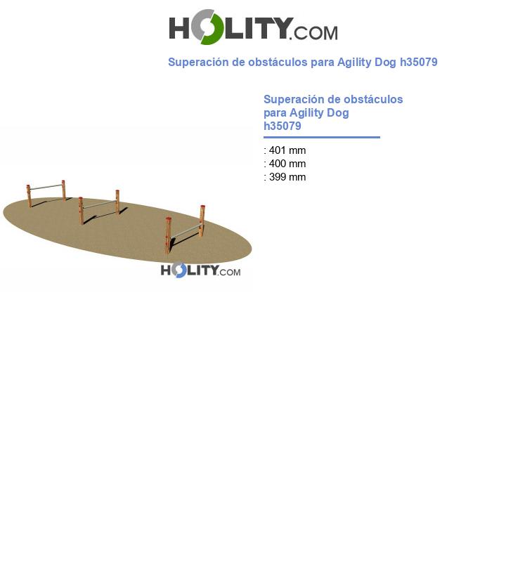 Superación de obstáculos para Agility Dog h35079