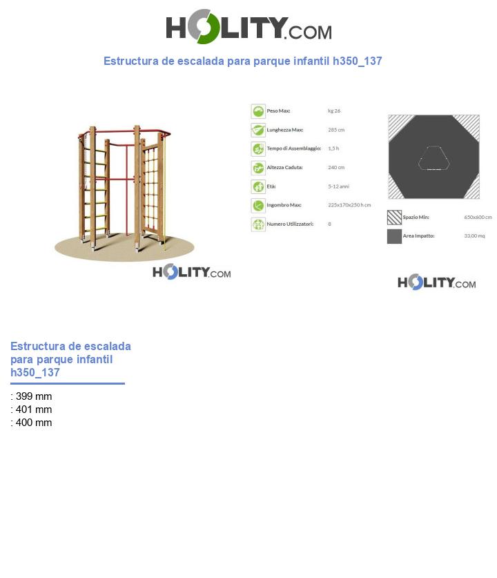 Estructura de escalada para parque infantil h350_137