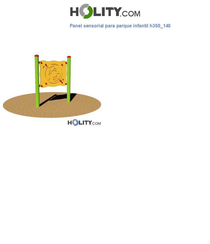 Panel sensorial para parque infantil h350_140