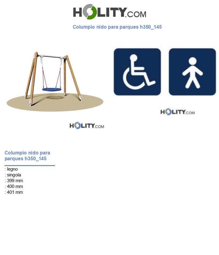 Columpio nido para parques h350_145