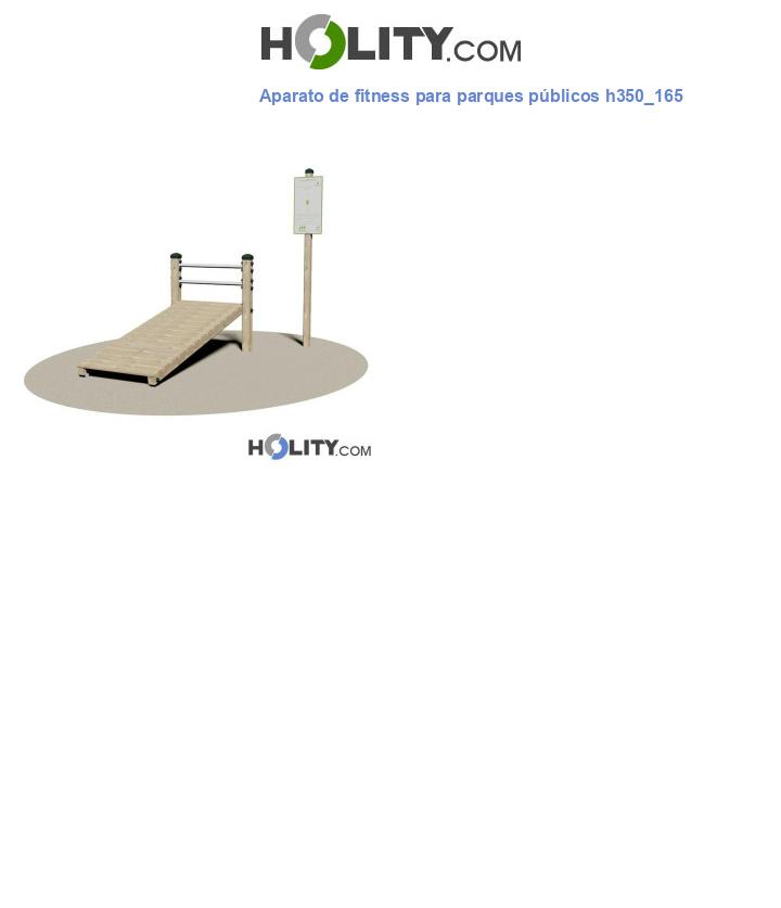 Aparato de fitness para parques públicos h350_165