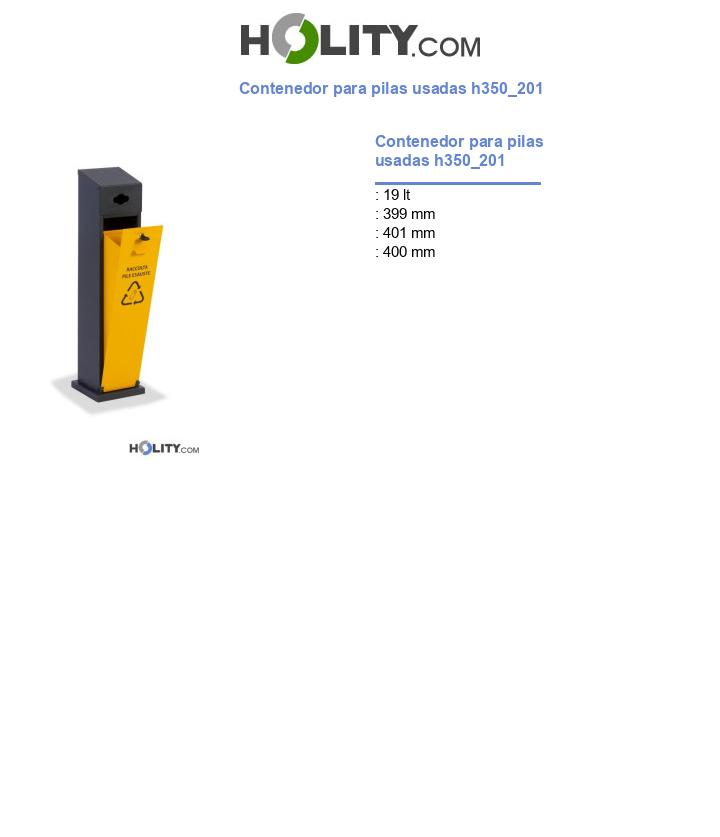 Contenedor para pilas usadas h350_201