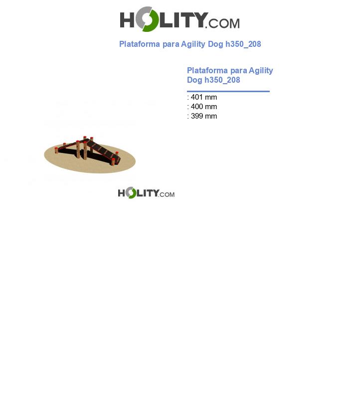 Plataforma para Agility Dog h350_208