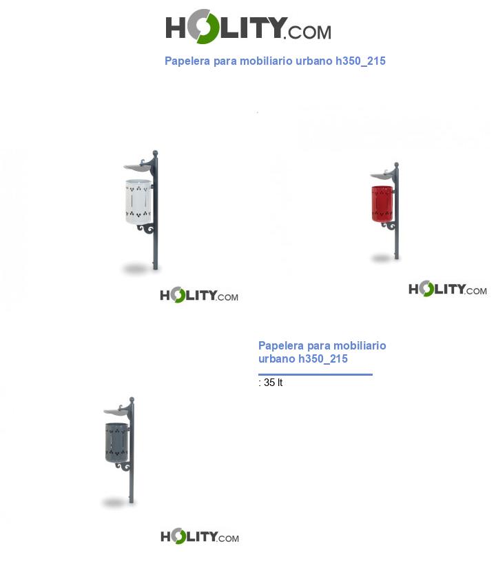Papelera para mobiliario urbano h350_215
