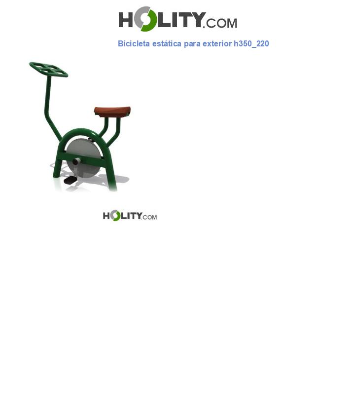 Bicicleta estática para exterior h350_220