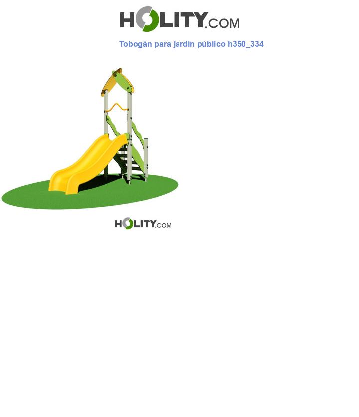 Tobogán para jardín público h350_334