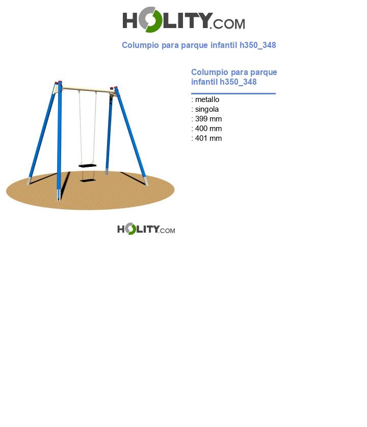 Columpio para parque infantil h350_348