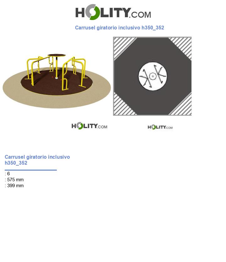 Carrusel giratorio inclusivo h350_352