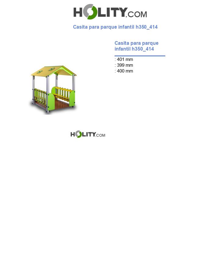 Casita para parque infantil h350_414