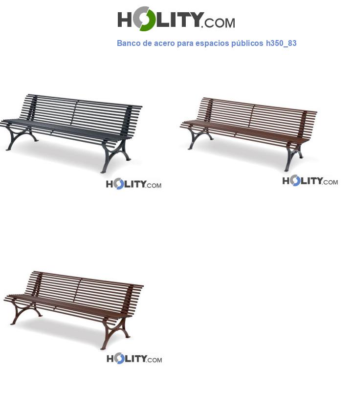 Banco de acero para espacios públicos h350_83