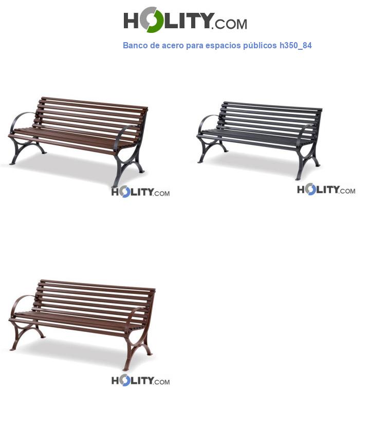 Banco de acero para espacios públicos h350_84