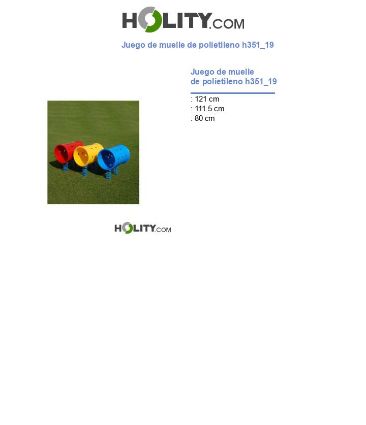 Juego de muelle de polietileno h351_19