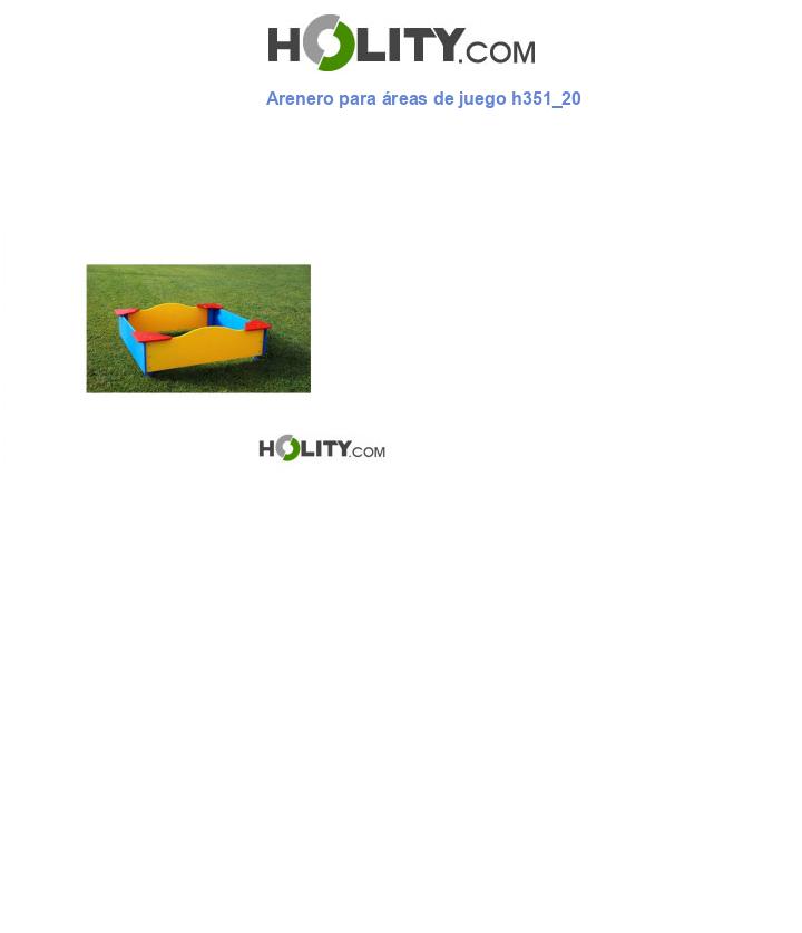 Arenero para áreas de juego h351_20