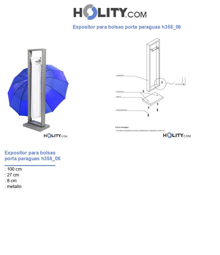 Expositor para bolsas porta paraguas h358_06