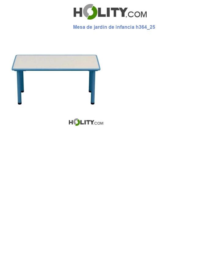 Mesa de jardín de infancia h364_25