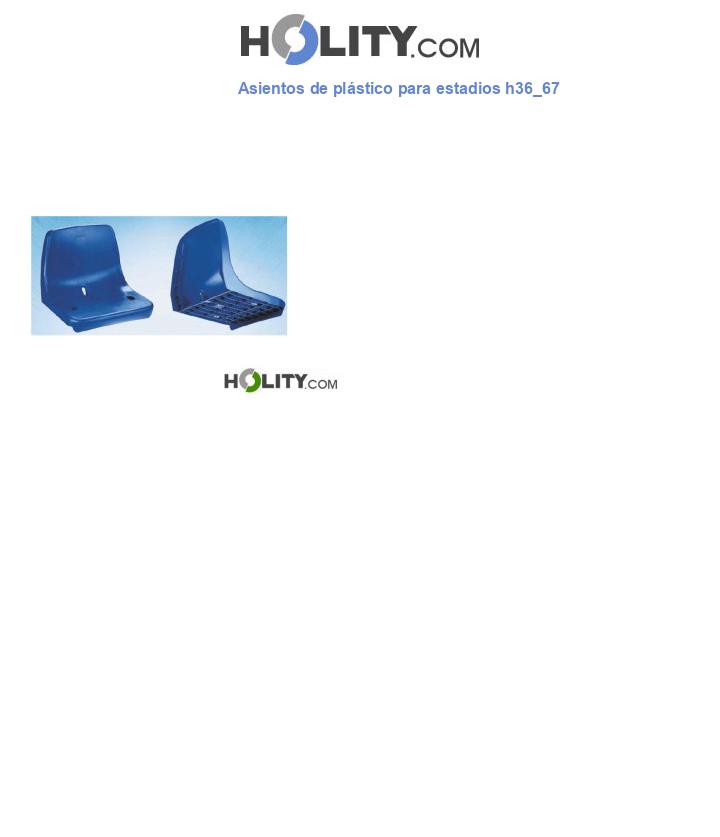 Asientos de plástico para estadios h36_67