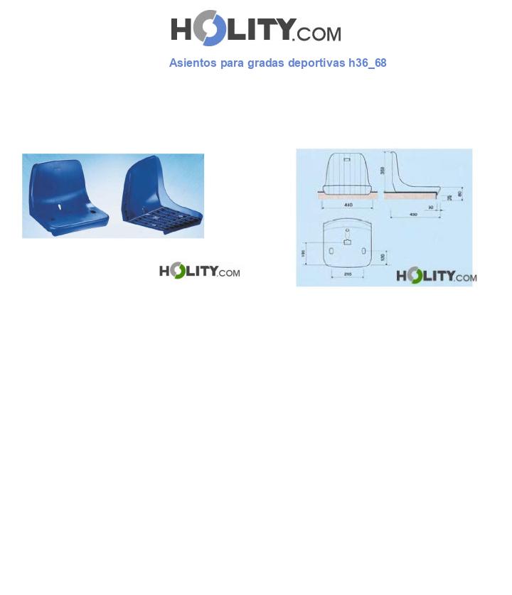 Asientos para gradas deportivas h36_68