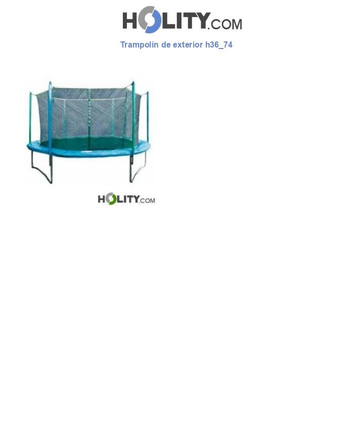 Trampolín de exterior h36_74