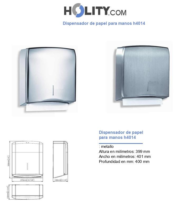 Dispensador de papel para manos h4014
