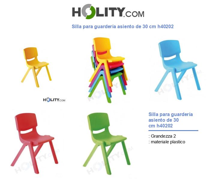 Silla para guardería asiento de 30 cm h40202