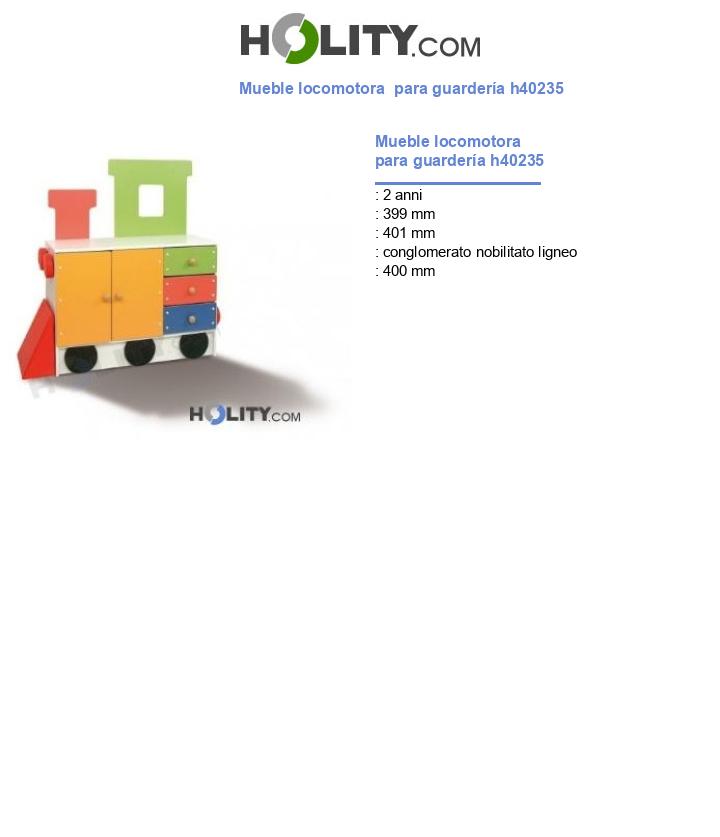 Mueble locomotora  para guardería h40235